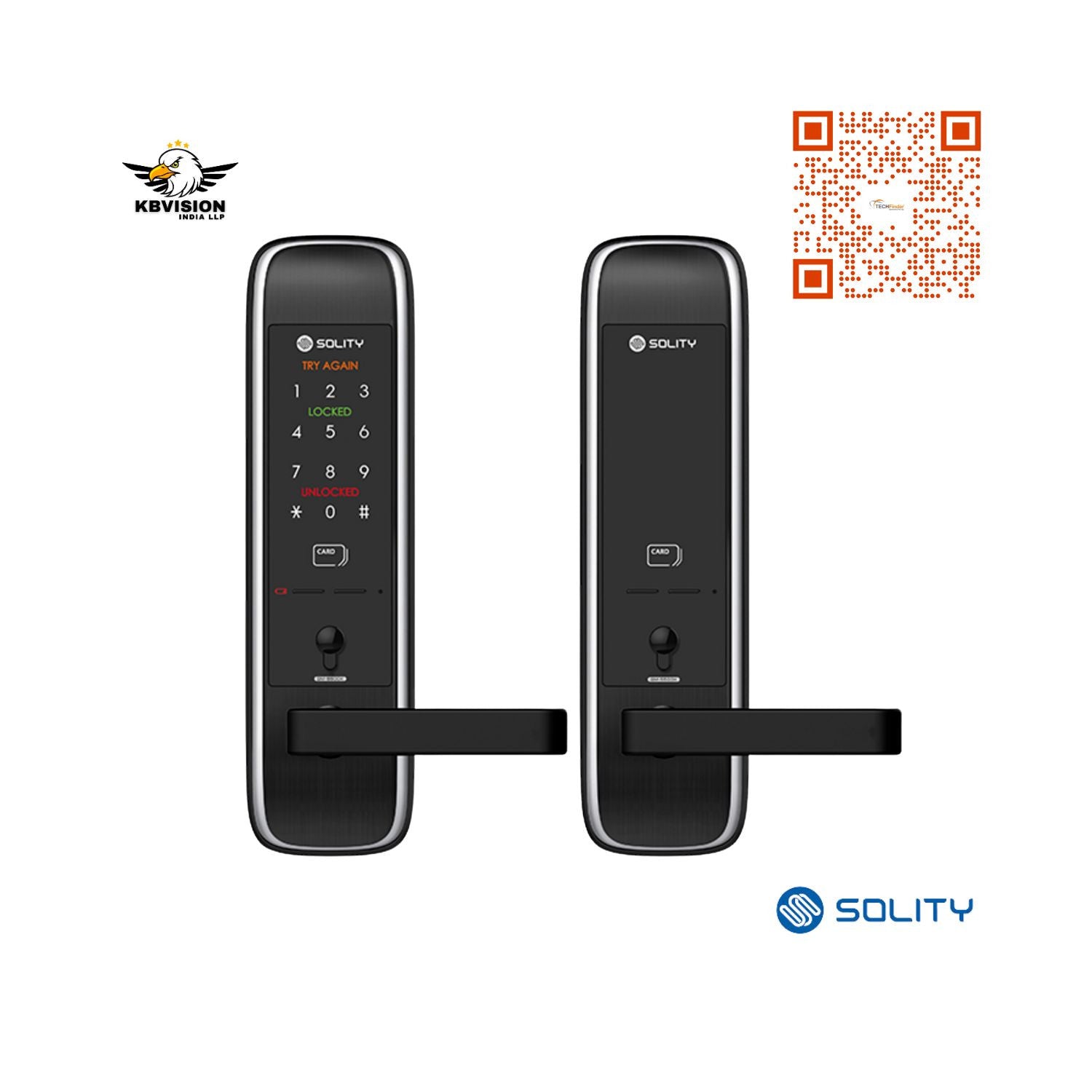 Solity GM-5500K Digital Smart Card Handle Door Lock Solity GM-5500K Digital Smart Card Handle Door Lock
